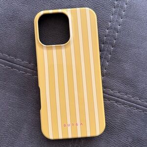 Burga Yellow Striped Phone Case